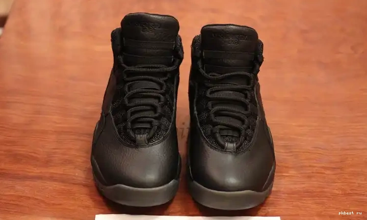 black best Air Jordan X Authentic version Ovo 0601